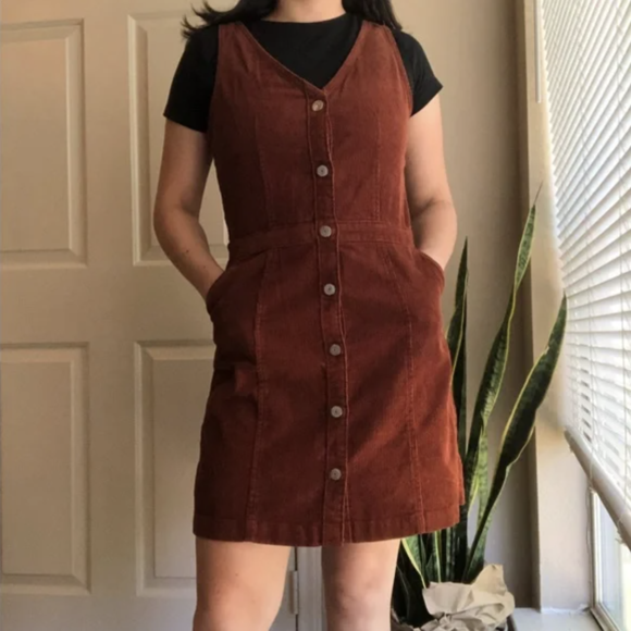 Corduroy Mini Dresses